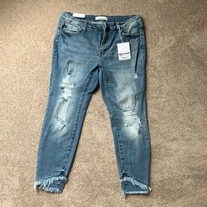 Kancan Gemma mid rise ankle skinny jeans